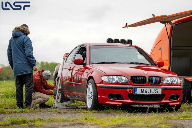 Lietuvos automobilių slalomo čempionato etapas Gustonių aerodrome | Organizatorių nuotr.