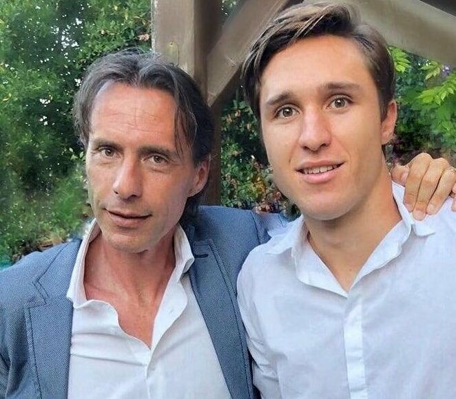 Enrico Chiesa e Federico Chiesa | foto di archivio personale