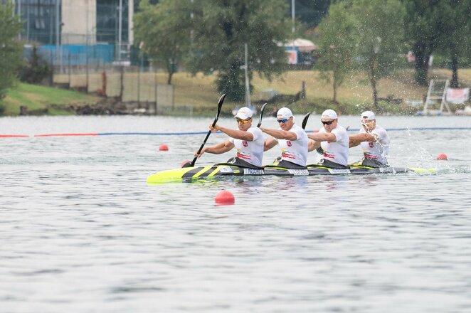 Simonas Maldonis, Viktoras Čaplinskis, Ignas Navakauskas ir Artūras Seja (canoe.lt nuotr.) | Organizatorių nuotr.