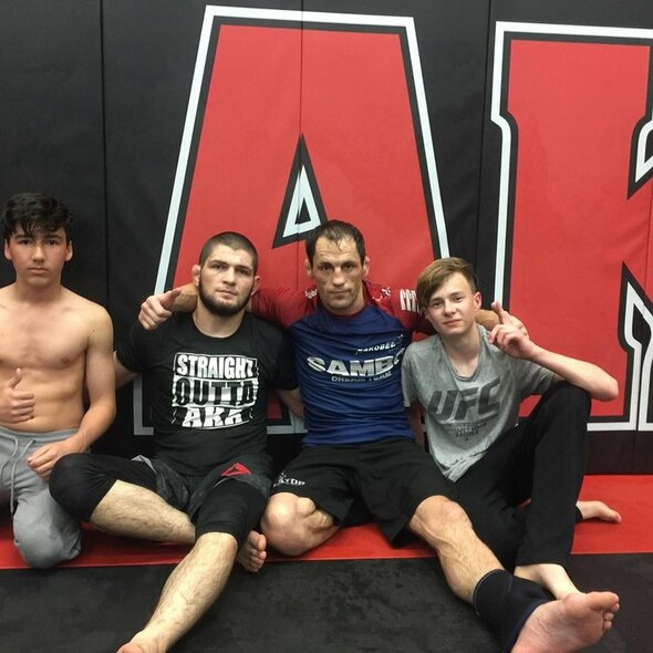 Chabibas Nurmagomedovas ir Marius Žaromskis | Instagram.com nuotr
