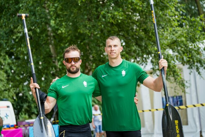 Vadimas Korobovas ir Henrikas Žustautas | Vytauto Dranginio nuotr.