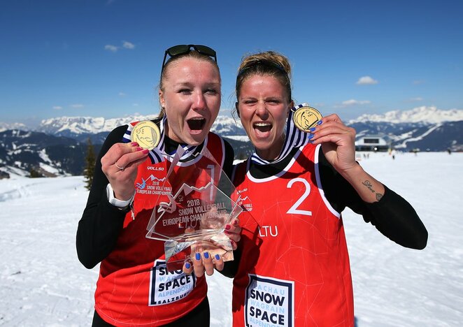 Ieva Dumbauskaitė ir Monika Povilaitytė | Scanpix nuotr. Ieva Dumbauskaitė ir Monika Povilaitytė | Scanpix nuotr.