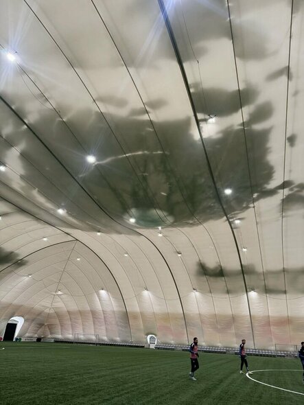Subliuškęs &bdquo;Rato&ldquo; arenos kupolas | futbolas.lt nuotr.