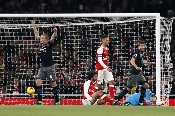  „Arsenal“ – „Southampton“ rungtynių akimirka | Scanpix nuotr.