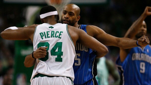 Paulas Pierce'as ir Vince'as Carteris | „Twitter“ nuotr.