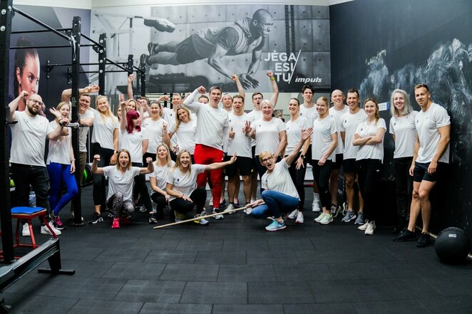 Olimpiečius subūrė bendra treniruotė sporto klube | Kipro Štreimikio nuotr.