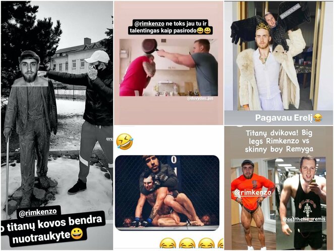 D.Rimkaus ir R.Viršilos konfliktas Instagrame