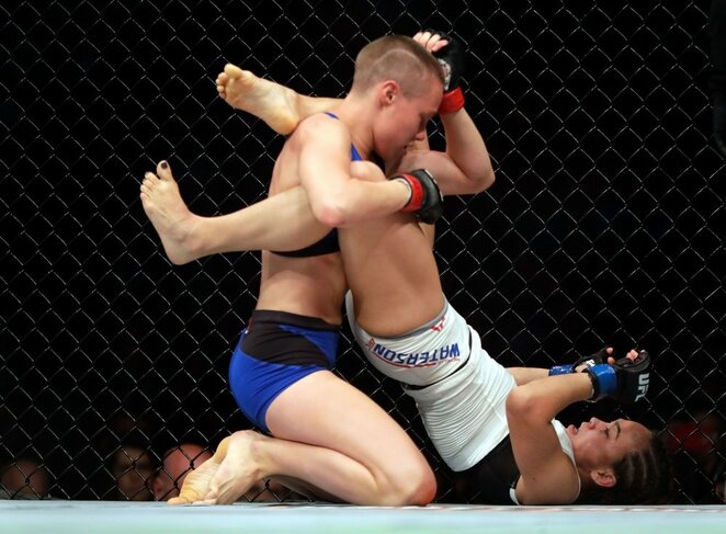 Rose Namajunas prieš Michellę Waterson | Scanpix nuotr. Rose Namajunas prieš Michellę Waterson | Scanpix nuotr.