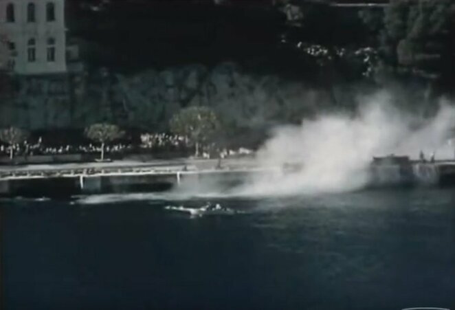 Alberto Ascari avarija 1955 m. Monako GP lenktynėse | Youtube.com nuotr.