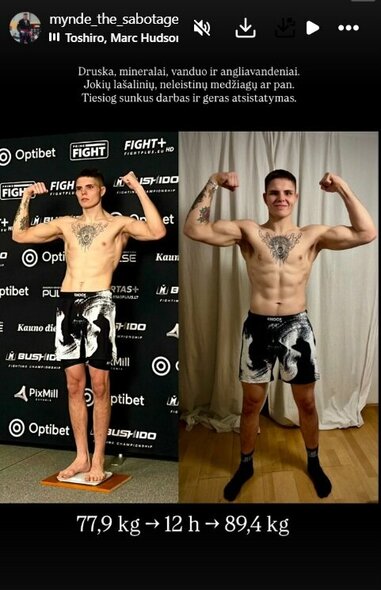 Mindaugo Bartkaus žinutė | Instagram.com nuotr