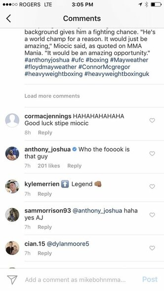 Anthony Joshua komentaras | Instagram.com nuotr