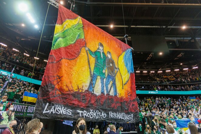 „Žalgiris“ – „Barcelona“ rungtynių akimirka | Eriko Ovčarenko / BNS foto nuotr.