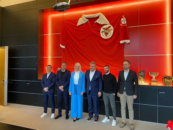 FA „Ateitis“ tapo „Benfica“ klubo dalimi | Organizatorių nuotr.