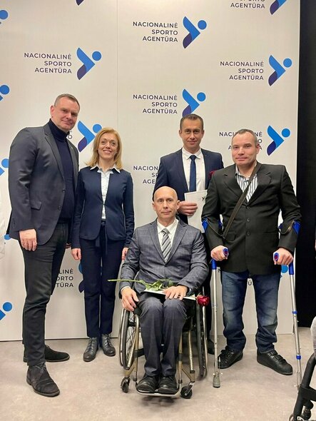 Tailande spindėję neįgalieji sportininkai pagerbti Vilniuje | Organizatorių nuotr.