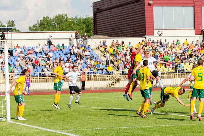 Pirmųjų Baltijos taurės rungtynių akimirka | Fotodiena nuotr.