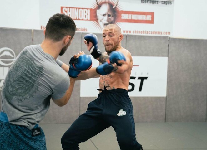 Conoro McGregor preparing for UFC 257 |  Photo from Instagram.com