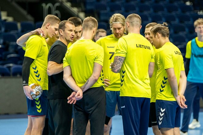 Lietuvos rankinio rinktinės treniruotė | rankinis.lt nuotr. Lietuvos rankinio rinktinės treniruotė | rankinis.lt nuotr.