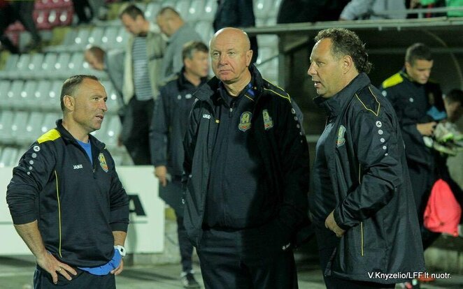 Rimantas Žvingilas (kair.) ir Konstantinas Sarsanija (deš.) | Valdo Knyzelio nuotr.