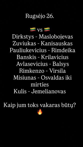 Dominyko Dirksčio įrašai | Instagram.com nuotr