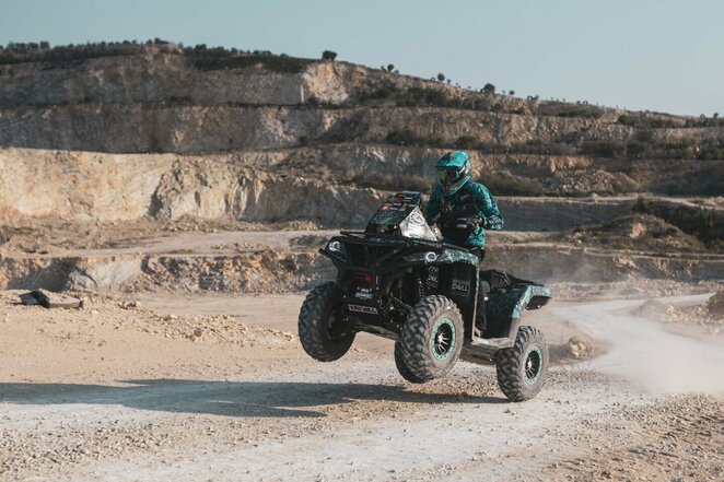 „CFMOTO Racing Team“ prieš „Fenix“ ralį spėjo prasitestuoti techniką | Organizatorių nuotr.