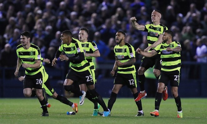 „Huddersfield“ žaidėjų triumfas | Scanpix nuotr.
