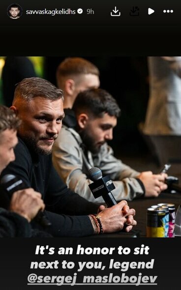 Savvo Kagkelidžio žinutė | Instagram.com nuotr