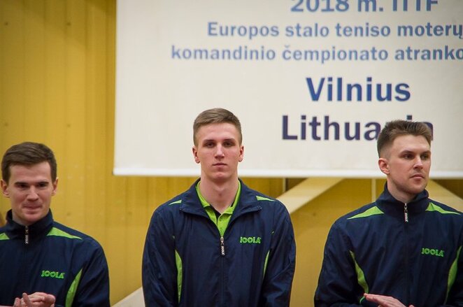 Lietuvos vyrų stalo teniso rinktinė | Organizatorių nuotr.