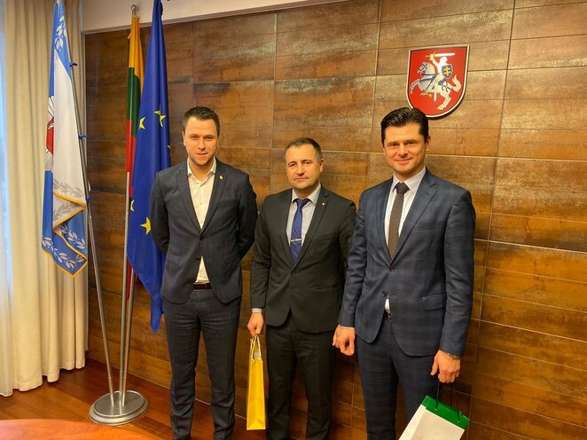 Lietuvos futbolo federacijos vadovai susitiko su policijos generaliniu komisaru | lff.lt nuotr.