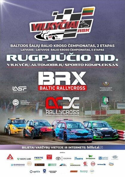 Lenktynių plakatas | Organizatorių nuotr. Lenktynių plakatas | Organizatorių nuotr.