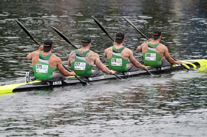 Keturvietės baidarės įgula l Manto Stankevičiaus nuotr. Keturvietės baidarės įgula l Manto Stankevičiaus nuotr.