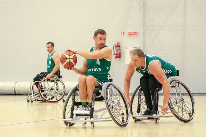 Lietuvos vežimėlių krepšinio rinktinė | Parateam.lt nuotr.