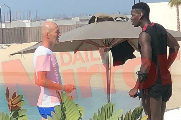 Paulis Pogba ir Zinedinas Zidanas | Organizatorių nuotr. Paulis Pogba ir Zinedinas Zidanas | Organizatorių nuotr.