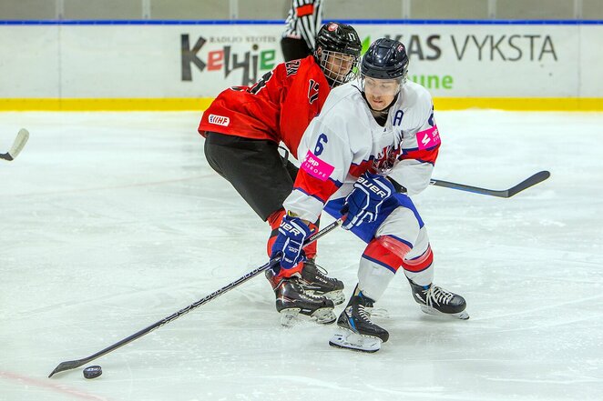 Lietuvių ir britų rungtynės | hockey.lt nuotr.