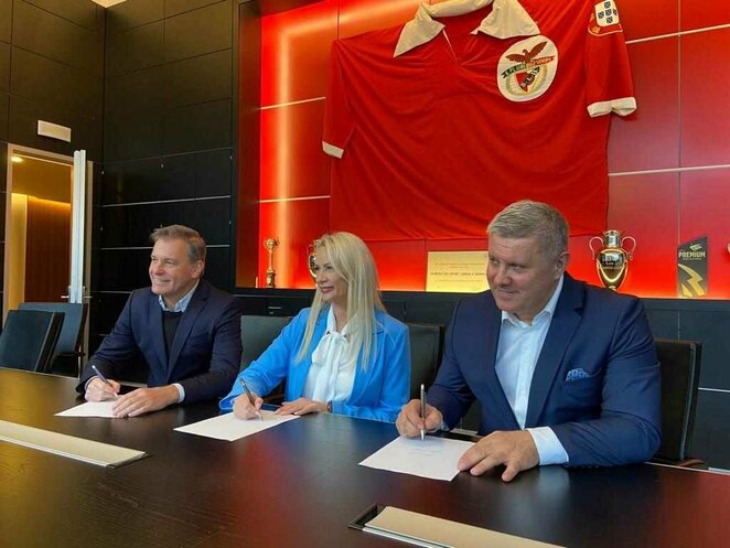 “Benfica“ ir “Ateitis“ pasirašo bendradarbiavimo sutartį | Organizatorių nuotr.