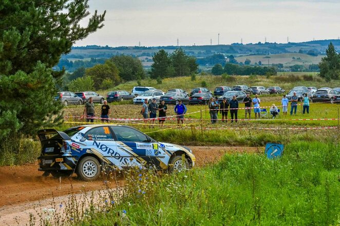 Su Elektrėnų ralio iššūkiais susitvarkęs Ovidijus Vaštakas du kartus žengė ant podiumo | Organizatorių nuotr.