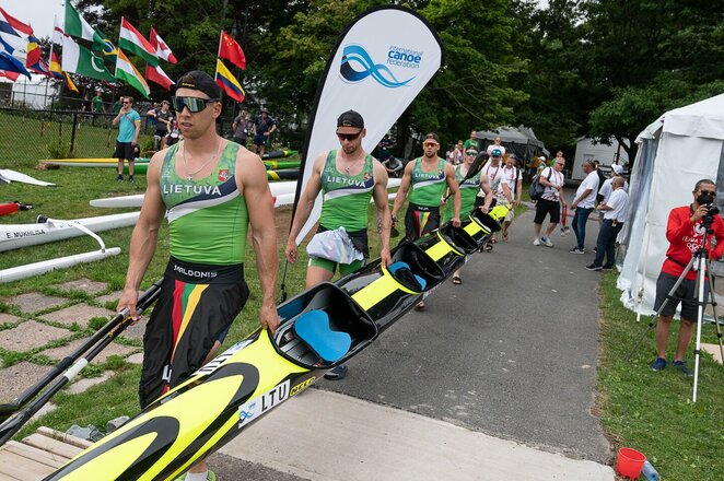 Keturvietės baidarės įgula l Manto Stankevičiaus nuotr. Keturvietės baidarės įgula l Manto Stankevičiaus nuotr.