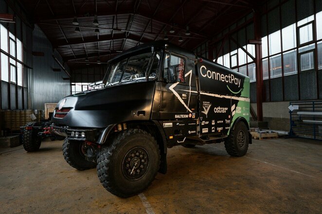 Dakaro lenktynėse – pirmasis lietuviškas ekipažas sunkvežimių įskaitoje | Organizatorių nuotr.
