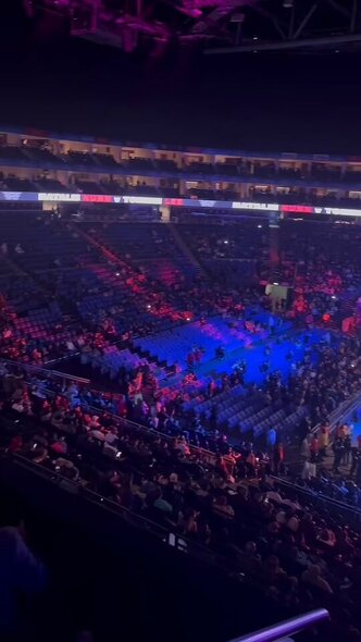„O2“ arena kovos metu | Organizatorių nuotr. „O2“ arena kovos metu | Organizatorių nuotr.