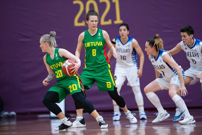 Lietuvių ir graikių rungtynės | Augusto Četkausko nuotr. Lietuvių ir graikių rungtynės | Augusto Četkausko nuotr.