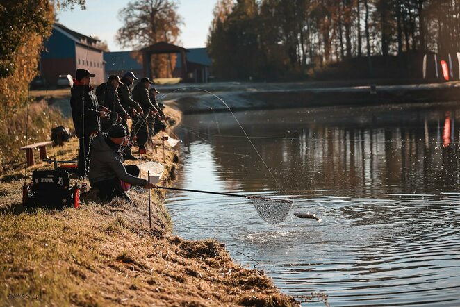 Tvenkinių upėtakių gaudymo varžybos | Organizatorių nuotr.