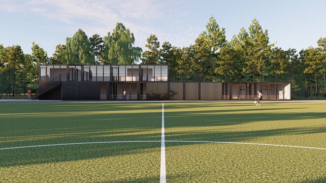 „Vilnius Football Academy“ vizualizacija | Organizatorių nuotr.