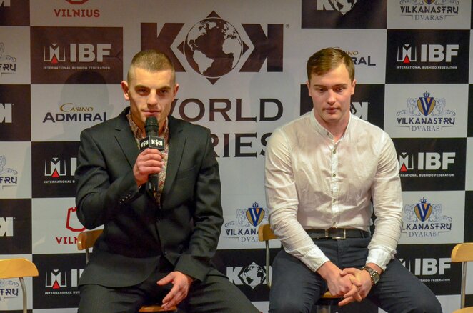 Ignas Barysas ir Herkus Lukošiūnas | Sportas.lt/Tito Pacausko nuotr. Ignas Barysas ir Herkus Lukošiūnas | Sportas.lt/Tito Pacausko nuotr.