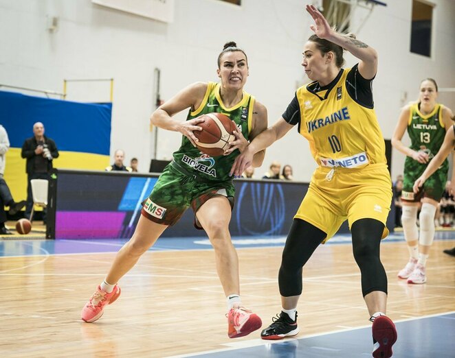 Ukrainiečių ir lietuvių rungtynės | FIBA nuotr.