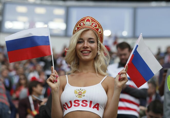 Įspūdingiausi Rusijos ir Saudo Arabijos rungtynių sirgaliai | Scanpix nuotr.