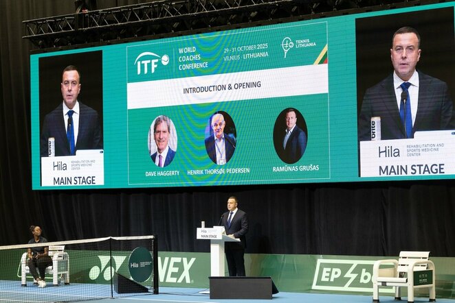 Vilniuje prasidėjo ITF pasaulinė teniso trenerių konferencija | Sauliaus Čirbos nuotr.