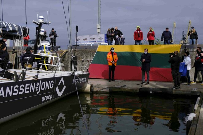 Klaipėdoje atidarytas „The Ocean Race Europe“ lenktynių aplink Europą prologas (Domo Rimeikos ir Eduardo Silvos nuotr.) | Organizatorių nuotr.