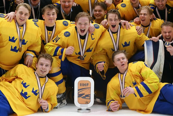 Švedijos U18 ledo ritulio rinktinė | IIHF nuotr.