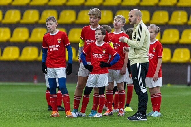 “Benfica“ stovykla Vilniuje | Organizatorių nuotr.