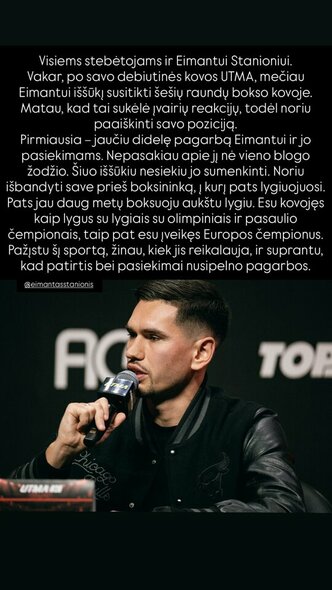Mindaugo Gedmino žinutės | Instagram.com nuotr