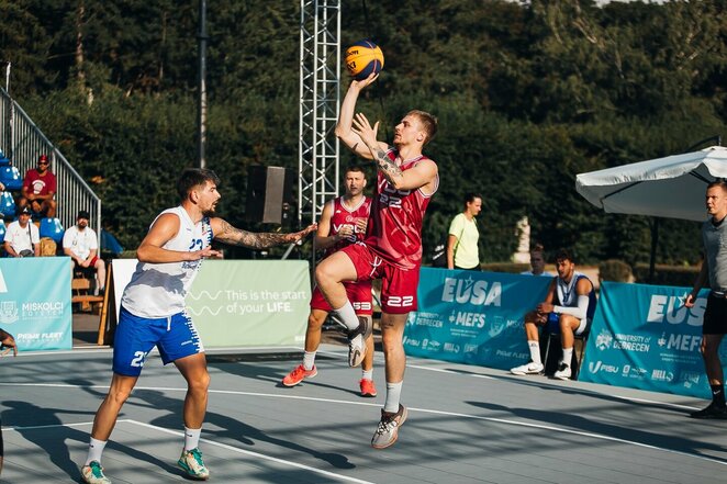 EUSA žaidynių 3x3 krepšinio turnyras | Modesto Gailiūno nuotr.